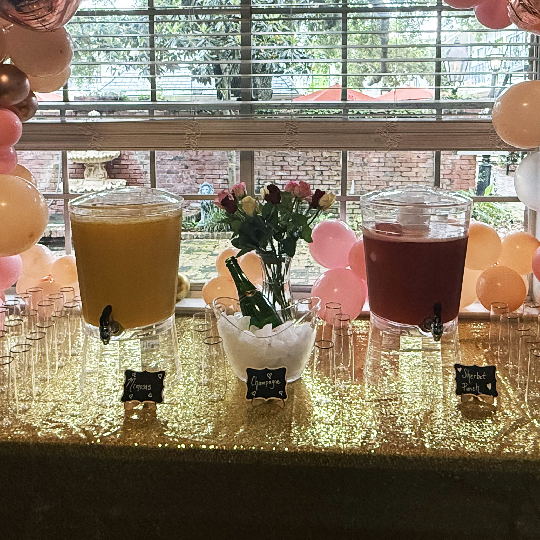 Table with assorted desserts and pastries